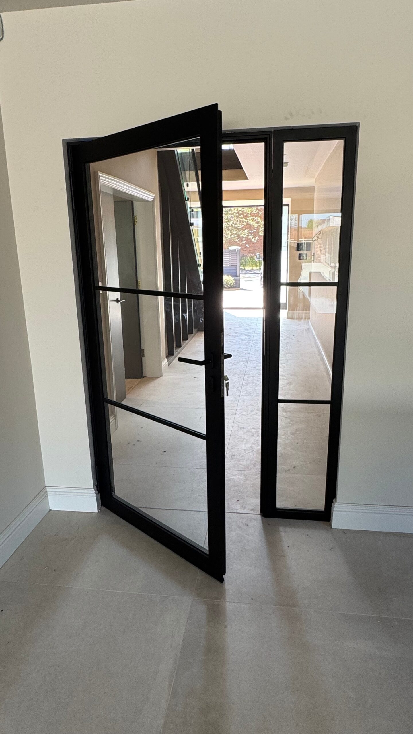 Luxury Bespoke Steel Door Installation